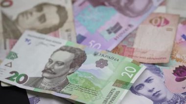 Ukrayna ulusal para birimi Hryvnia 'ya yakın çekim