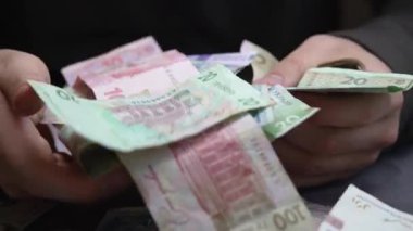 Ukrayna ulusal para birimi Hryvnia 'ya yakın çekim