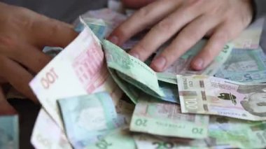 Ukrayna ulusal para birimi Hryvnia 'ya yakın çekim
