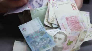 Ukrayna ulusal para birimi Hryvnia 'ya yakın çekim