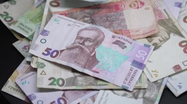 Ukrayna ulusal para birimi Hryvnia 'ya yakın çekim