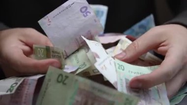 Ukrayna ulusal para birimi Hryvnia 'ya yakın çekim