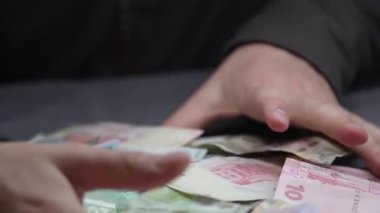 Ukrayna ulusal para birimi Hryvnia 'ya yakın çekim