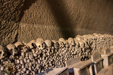 the tomb of the dead skulls, the skulls and skulls. clipart