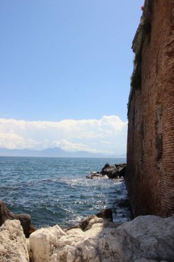 İsrail 'in kuzeyindeki Akdeniz şehri manzarası