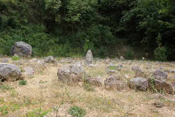 Roma 'nın antik Roma şehrinin kalıntıları.