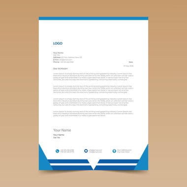 Modern Harf Başlığı Şablonu Tasarımı