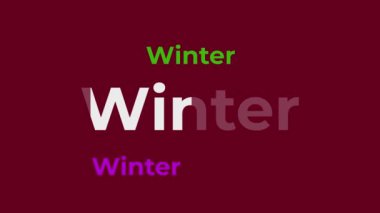 Herkes için Güzel Kış Animasyonu