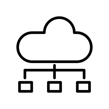 Güzel Veri Depolama Simgesi Tasarım Şablonu