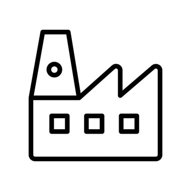 Bu güzel bir endüstri fabrikası ikon tasarımı.