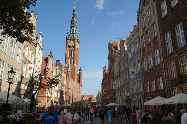 Stary Kościół Cegły Gdańsku — Zdjęcie stockowe