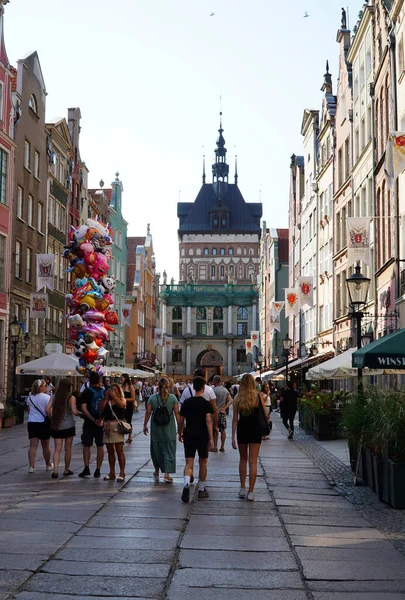 Streets Old Town Gdansk Day — Stock Photo, Image