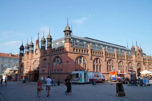 Ancient Market Building City Gdansk Daytime — Stock Photo, Image