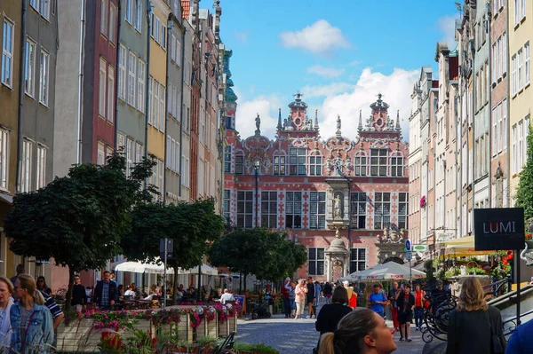 View Gdansk Observation Deck Town Hall Cathedral Mary — Stock Photo, Image