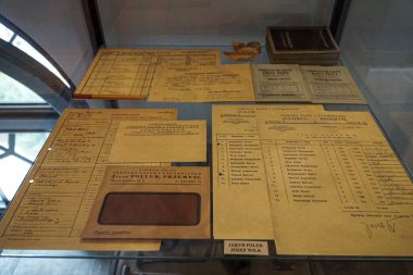 Przemysl 'deki Aletler Müzesi' nde sergiler. Polonya.