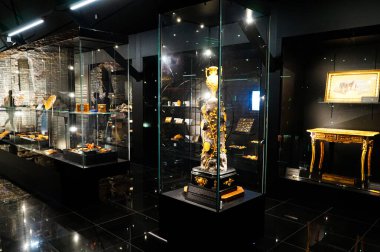 Gdansk 'taki Amber Müzesinin İçi