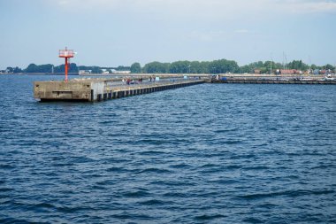 Feribotun Hel Tükürüğündeki Hel köyünü aradığı liman..