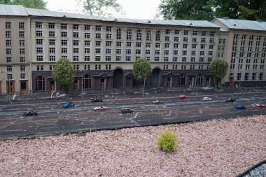 Khreshchatyk caddesinin Kyiv 'deki minyatür parktaki yerleşimi.