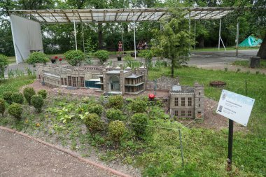 Kyiv 'deki minyatür parktaki Kırım' dan Vorontsov Sarayı 'nın modeli..