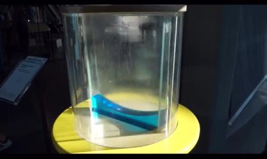 Polonya 'daki Kopernik Müzesi' nde çeşitli fizik deneyleri.