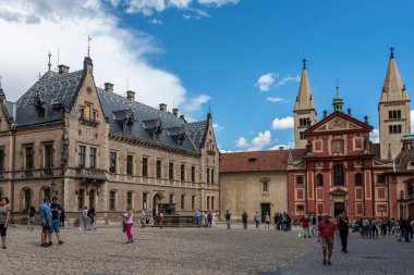 Small baroque church at the back of St. Vitus cathedral