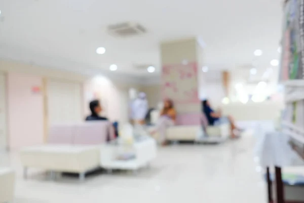 Abstraktní Rozmazané Luxusní Nemocnice Interiér Kliniky Pro Pozadí Zdravý Koncept — Stock fotografie