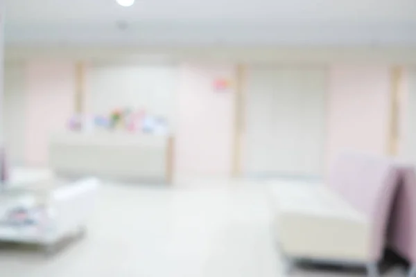 Streszczenie Rozmazane Luksusowe Wnętrze Kliniki Szpitalnej Dla Tle Zdrowej Koncepcji — Zdjęcie stockowe