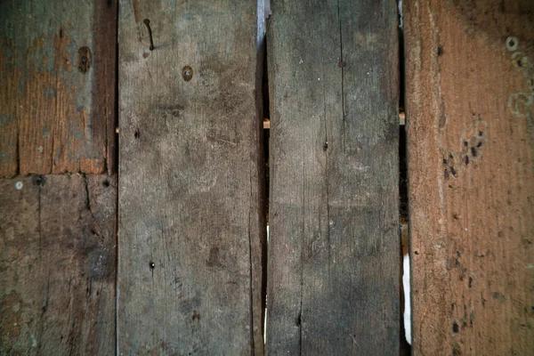 Altes Holz Hintergrundpaneel Traditionellem Thai House Grunge Hintergrund — Stockfoto