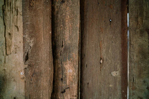 传统泰式房屋背景中的老木板背景板 — 图库照片