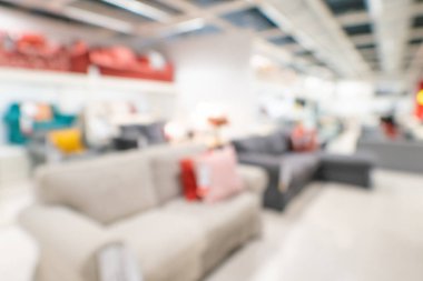 Kanepe ve ev aletleri iş geçmişine sahip bulanık süpermarket