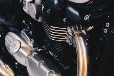 Antika motosiklet motoru taşımacılık endüstrisini kapat