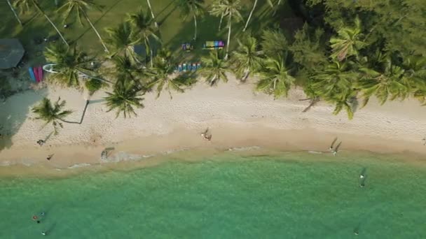 热带岛屿美丽海岸的航拍 — 图库视频影像