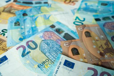 Euro Money Banknote Euro nakit geçmişi. Euro Para Fonu