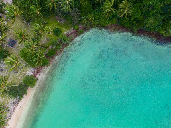 stock image Sea beach wave island tropical rainforest mountain nature landscape aerial view