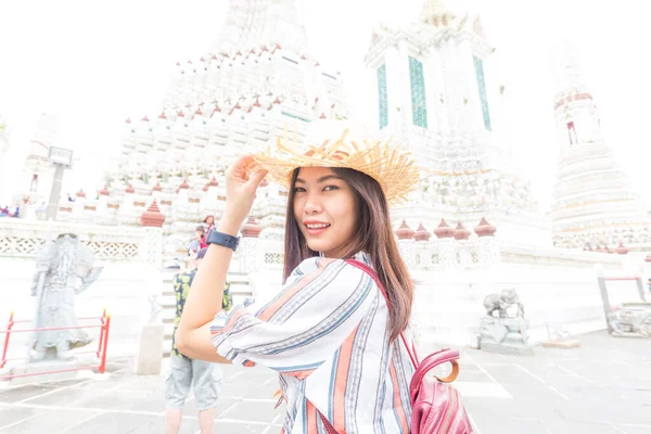 Бангкоке Тайская Женщина Путешествует Тайском Соблазне — стоковое фото