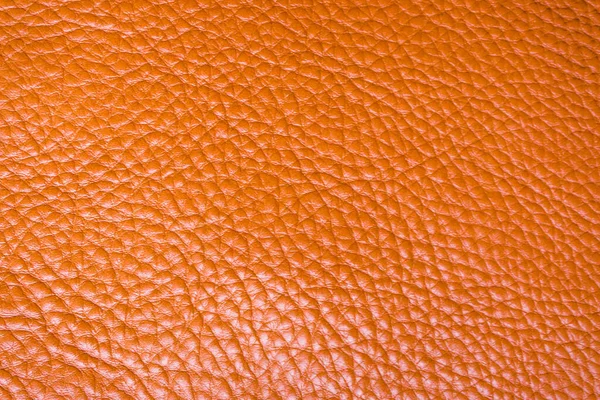 Genuine Full Grain Tan Leather Background Real Cowhide — Stock Photo, Image