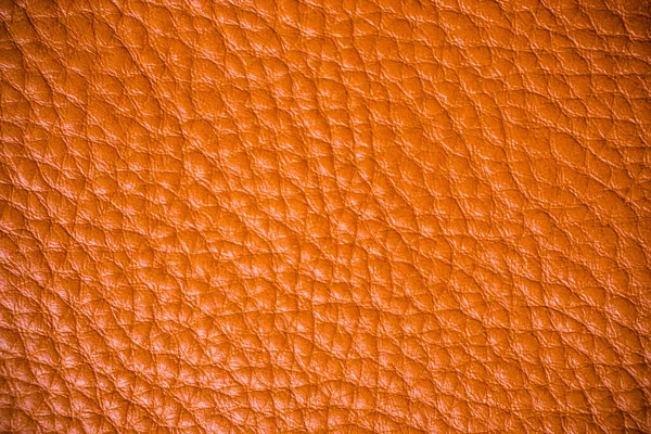Genuino Grano Completo Bronceado Textura Cuero Marrón Artesanía Fondo — Foto de Stock