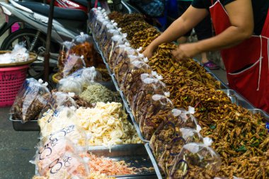 Deniz ürünleri sonrası ürün piyasa yerel balıkçılık Köyü, Tayland