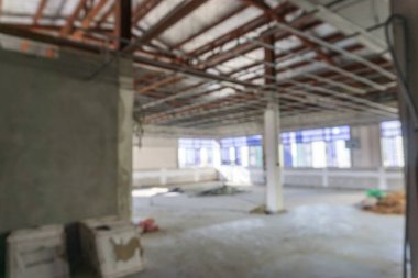 Asma tavan şantiye çerçevesi ile bina yeni ev yenilemek