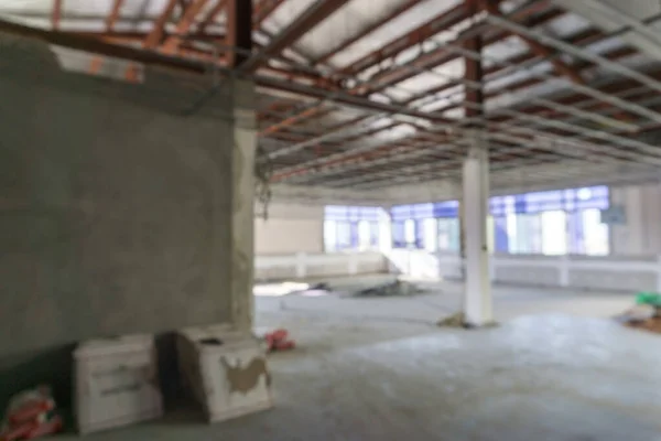 Renowację Budynku Nowy Dom Ramą Placu Budowy Sufitu Podwieszanego — Zdjęcie stockowe
