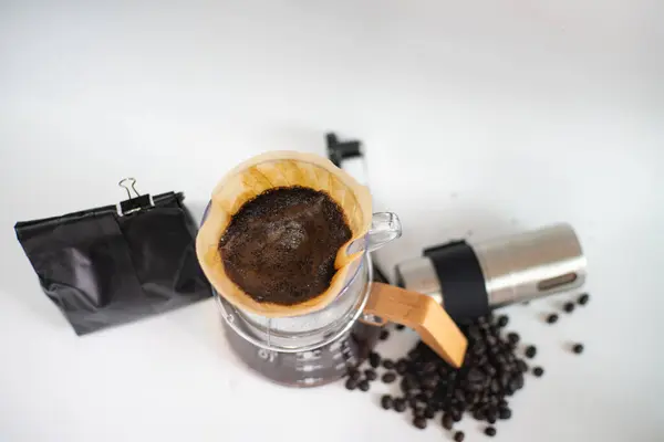 Hot Americano Coffee Brew — Stock Photo, Image