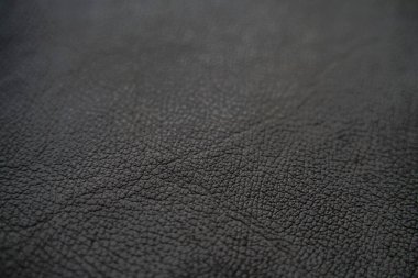 Hakiki siyah deri desen boş deri arka plan tam tahıllı sığır derisi