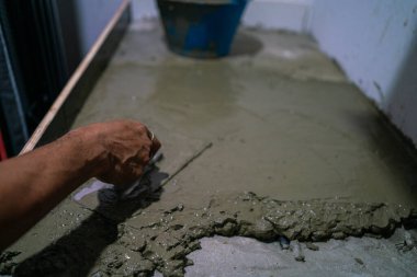 Çimento sıva iç yenileme ekipman yeni ev inşa endüstrisi ile çalışıyor