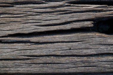 Eskimiş grunge ahşap kaplamalı kahverengi ahşap. 