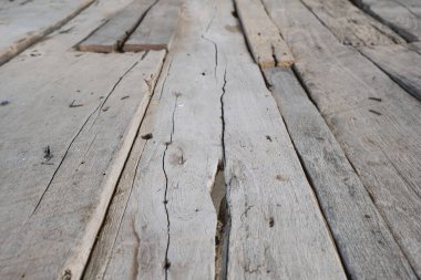 Boş, eski, kahverengi, gerçek, ahşap, zalim, duvar kâğıdı arka planı.