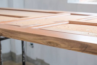 Ahşap kapı çalışma aracı marangoz nesne kopyalama alanı