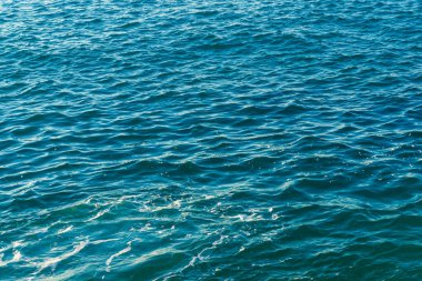 Derin turkuaz su dalgası ve doğa dokusu