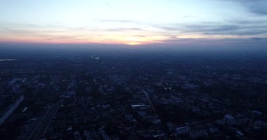 Bangkok hava manzarasının şehir manzarası