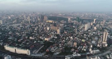 Bangkok hava manzarasının şehir manzarası