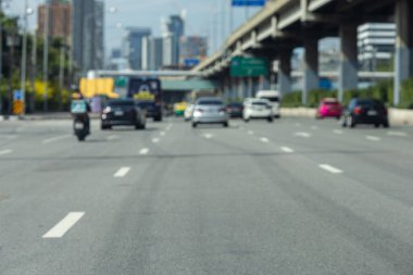Şehir gişesi yol yapımı sanayi Bangkok Tayland